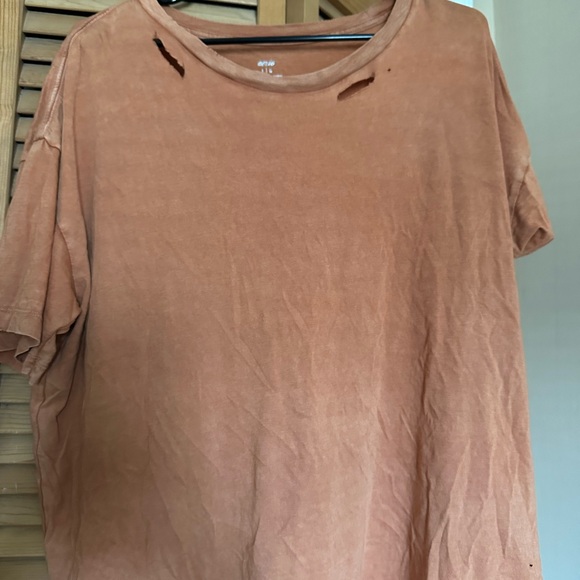 Distressed Oversized Tee - Picture 1 of 1